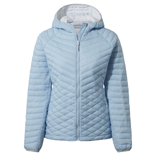 Craghoppers Women's Expolite Hooded Jacket Harbour Blue CWN260 RRP £120