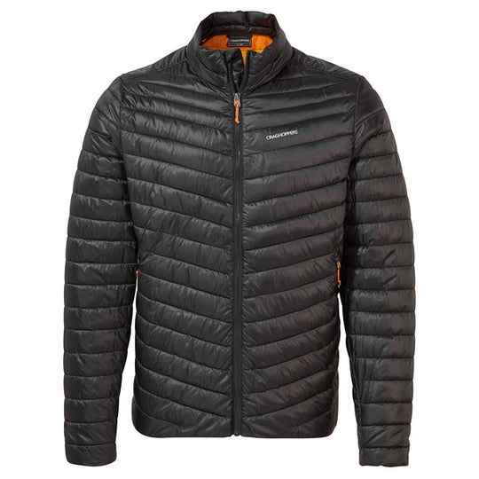 Craghoppers Men's Insulated ExpoLite Jacket Black / Magma Orange
