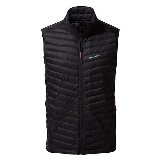Craghoppers Men's Expolite  Vest Black RRP £90 CMB805