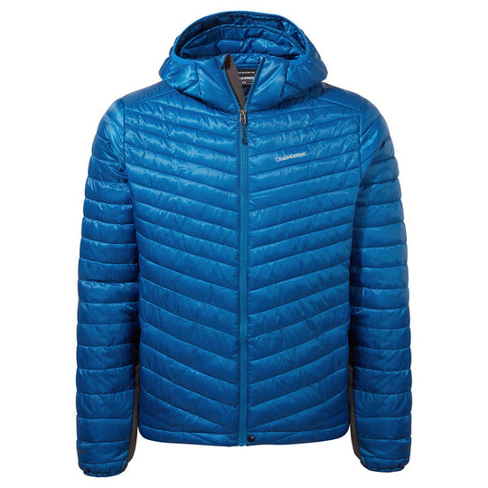 Craghoppers Men's ExpoLite Insulated Hooded Jacket | Picotee Blue CMN279