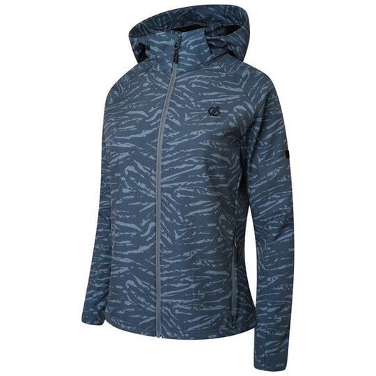Dare 2b Women's Far Out Softshell Jacket Orion Grey Tiger