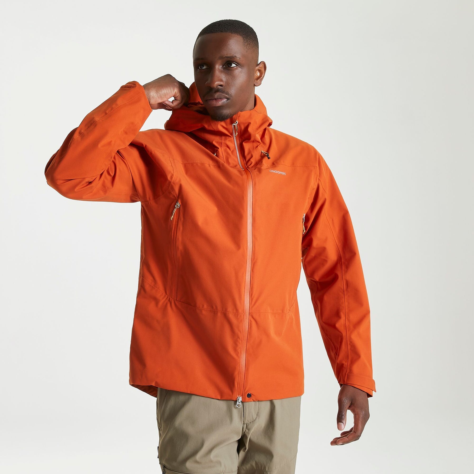 Craghoppers Men's Gryffin Waterproof Jacket Potters Clay CMW790 RRP £1 ...