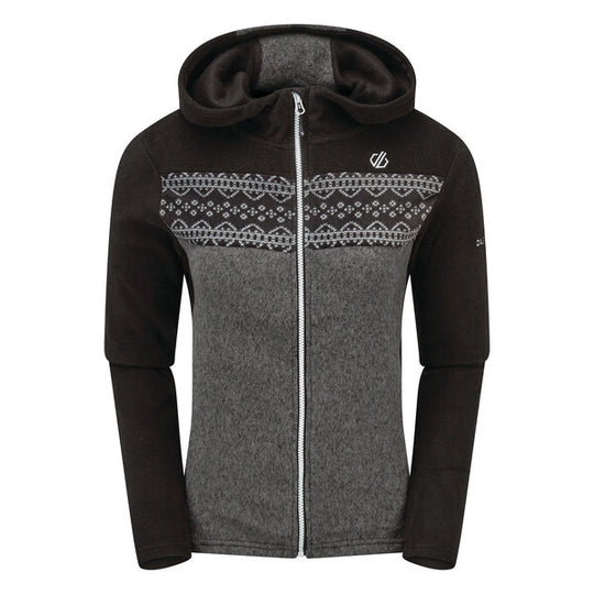 Dare 2b Women's Herald Hoodie Black/ Charcoal