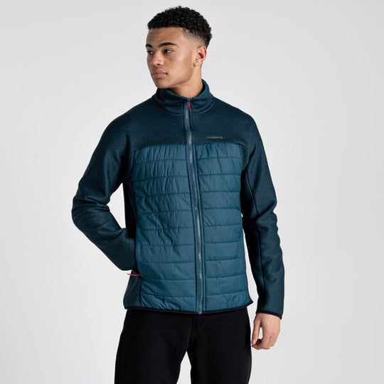 Craghoppers Men's Kennett Hybrid Jacket Dark Aegean Blue