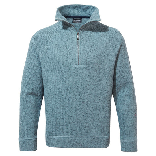 Craghoppers Men's Logan Half Zip Fleece | Kyanite Blue