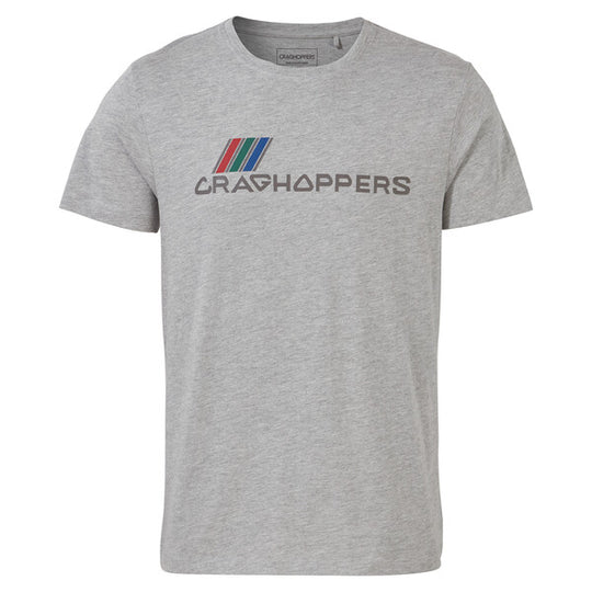 Craghoppers Men's Lugo T-Shirt Soft Grey Marl Brand Carrier