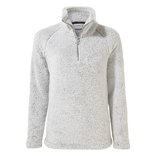 Craghoppers Women's Marla Cosy Sherpa Half-Zip Fleece Dove Grey CMA271