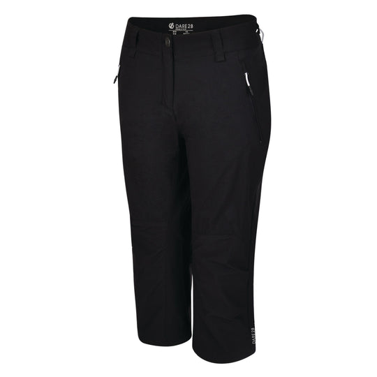Dare 2b Women's Melodic II 3/4 Length Stretch Trousers Black RRP £50