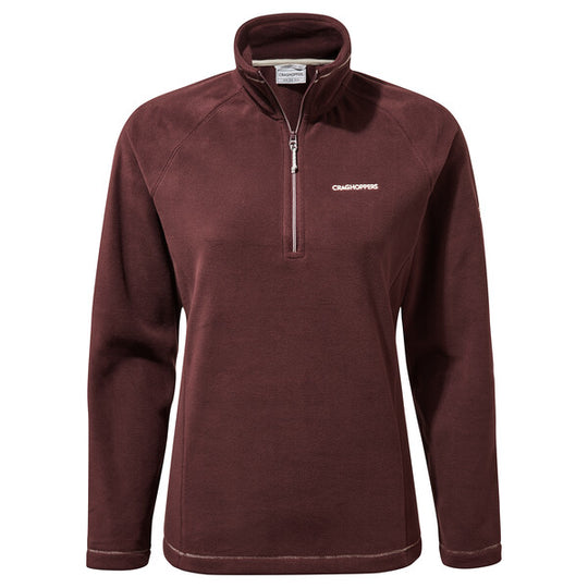 Craghoppers Women's Miska Half-Zip Fleece Deep Garnet CWA265 RRP £40