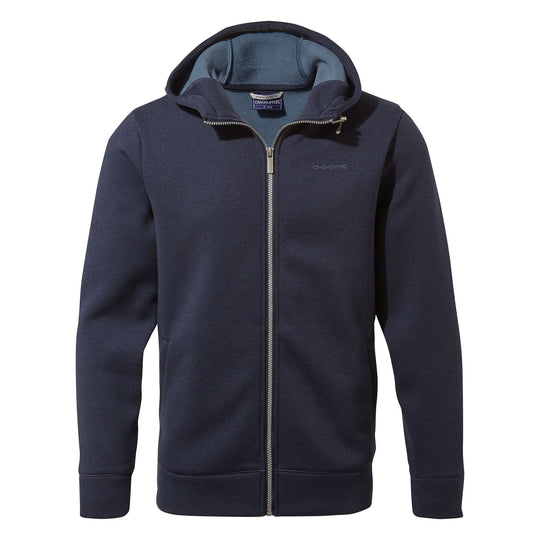 Craghoppers Men's Nestor Fleece Hooded Jacket Blue Navy RRP £90