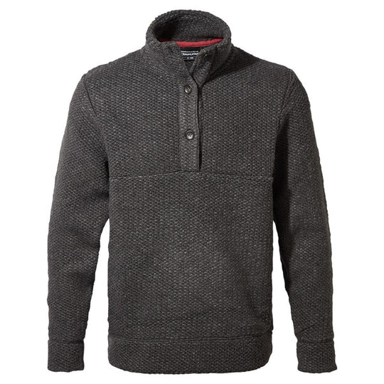 Craghoppers Men's Ramsay Pullover | Black Pepper / Coast Grey