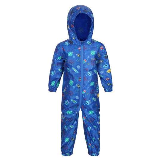 Regatta Kid's Waterproof Puddle Suit Space (Oxford Blue) RKW263