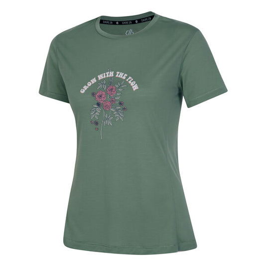 Dare 2b Women's Sense of Calm Graphic T-Shirt | Lilypad Green