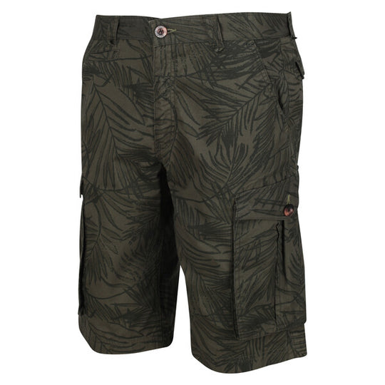 Regatta Men's Shorebay Cargo Shorts Dark Khaki Leaf