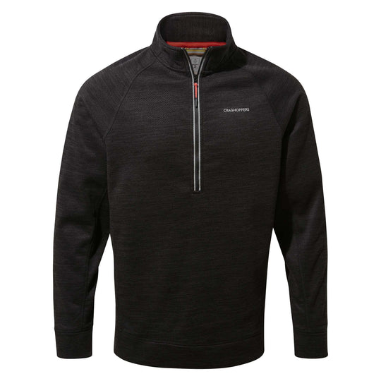 Craghoppers Men's Stromer Half-Zip Black CMA1271