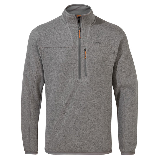Craghoppers Men's Torney Half Zip Soft Grey Marl