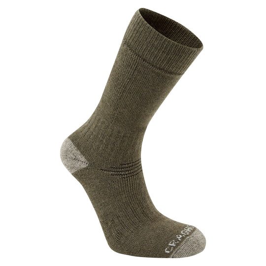 Craghoppers Trek Socks Merino Wool Blend Woodland Green Sage