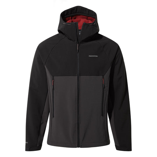 Craghoppers Men's Trent Weatherproof  Softshell Jacket Black CML073 RRP £80