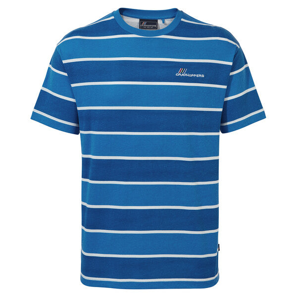 Craghoppers Unisex Ventura T-Shirt Falls Blue Stripe