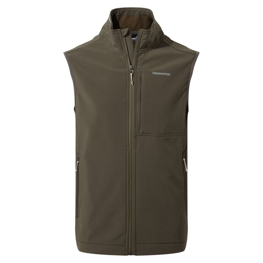 Craghoppers Men's Altis Bodywarmer Softshell Woodland Green CMB806
