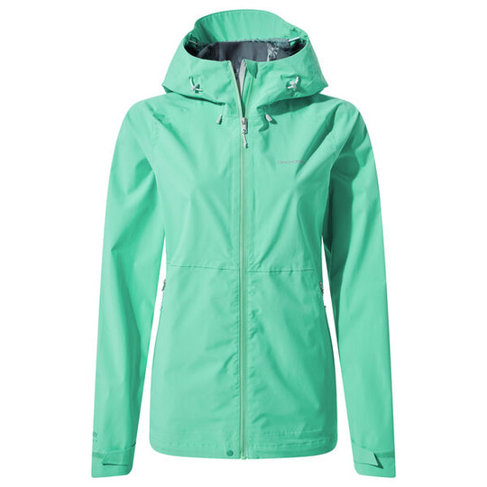 Craghoppers Women's Bronte Waterproof Jacket | Ocean Green