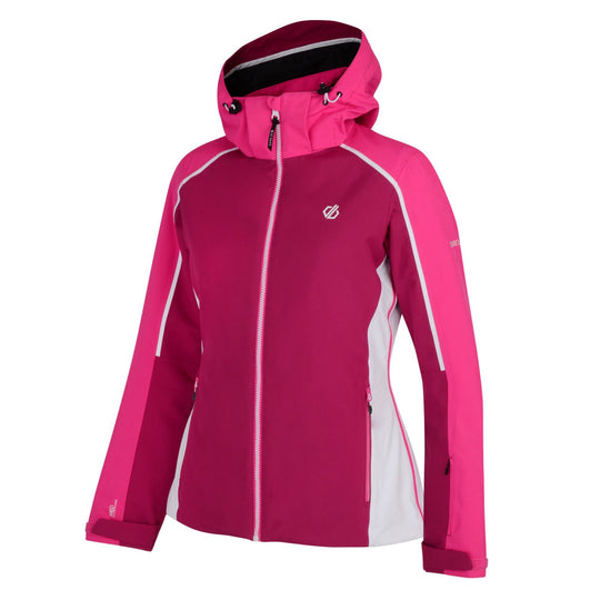 Dare 2b Women's Comity  Ski Jacket Pink RRP £150 DWP433