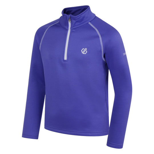Dare 2b Girl's Consist Core Stretch Midlayer Baselayer Purple RRP £25