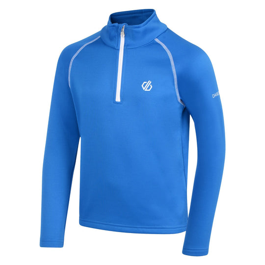 Dare 2b Kids's Consist Half Zip Midlayer Baselayer Oxford Blue RRP £25