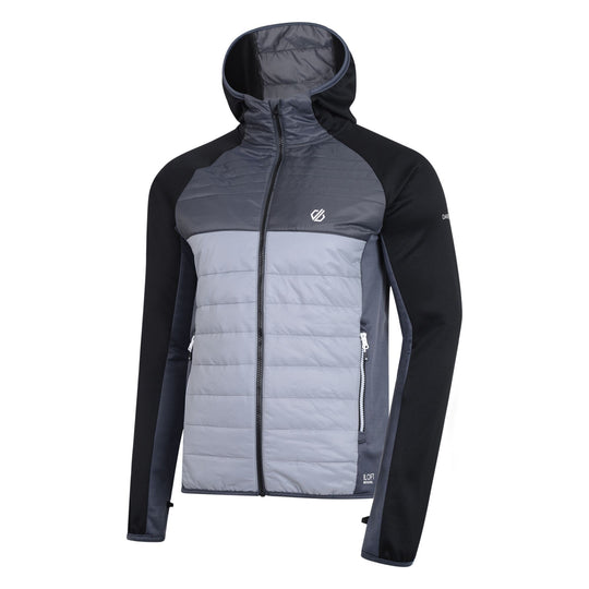 Dare 2b Men's Coordinate Hybrid Jacket Black/Grey RRP £100 DMN360