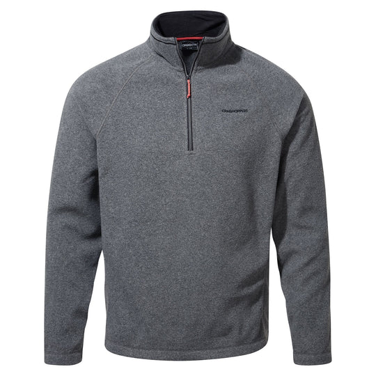 Craghoppers Men's Corey VI Half Zip Black Pepper Marl CMA1287 RRP £40