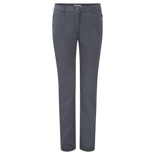 CRAGHOPPERS WOMENS KIWI PRO STRETCH TROUSERS GRAPHITE CWJ1072