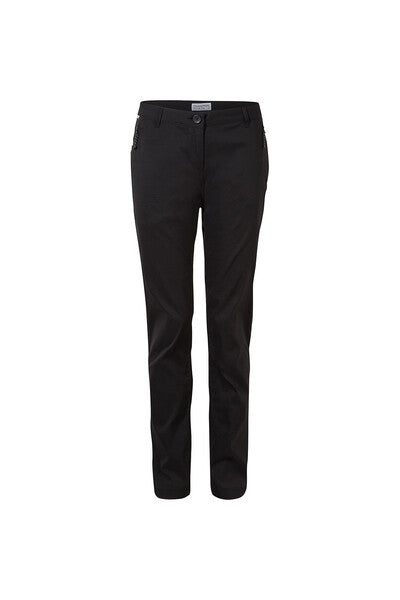Craghoppers Women's Kiwi Pro II Active Stretch Recycled Trousers CWJ1280 Black