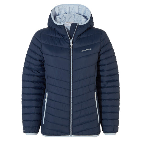 Women's Compresslite VIII Hooded Jacket | Blue Navy / Autumn Mist