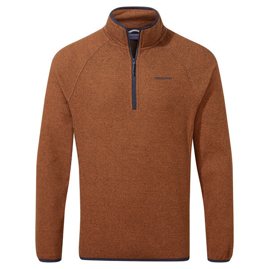 Craghoppers Men's Durrus Half Zip Fleece Potters Clay