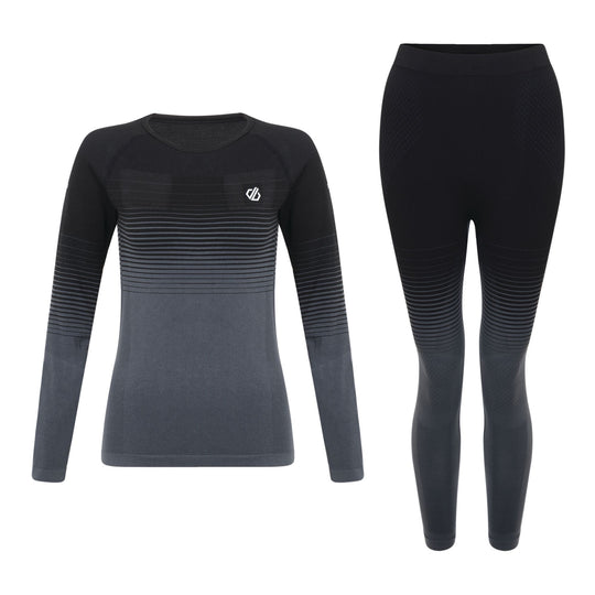 Dare 2b Women's In The Zone Performance Base Layer Set Black RRP £65