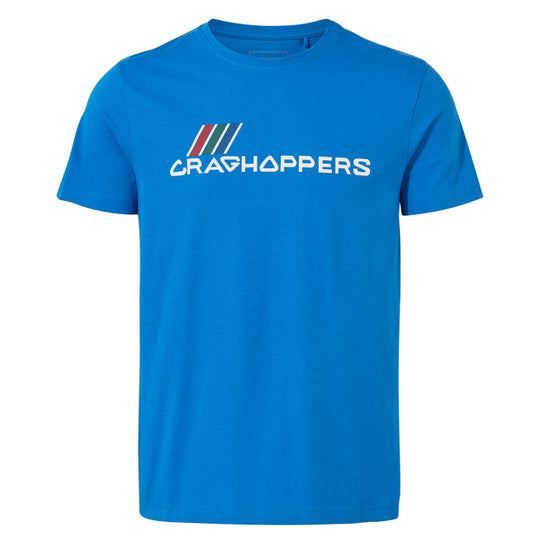 Craghoppers Men's Lugo T-Shirt Soft Falls Blue Brand Carrier