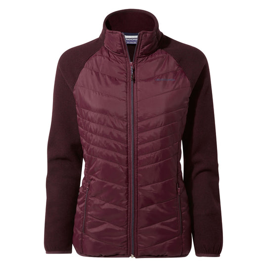 Craghoppers Women's Maddalena Hybrid Jacket Wildberry SCWN018 RRP £80