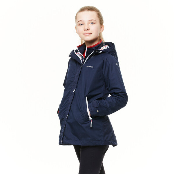 Craghoppers Girls Marietta Jacket Navy CKW049 RRP £40