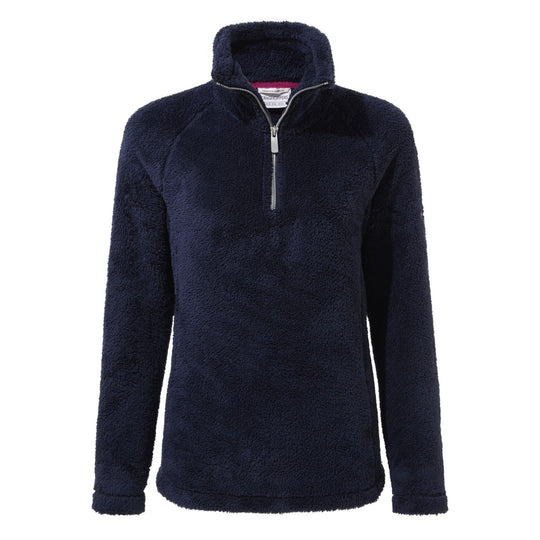 Craghoppers Women's Marla Cosy Sherpa Half-Zip Fleece Navy CMA271