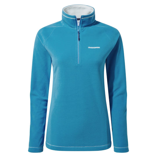 Craghoppers Women's Miska Half-Zip Fleece Mediterranean Blue CWA 265 RRP £35