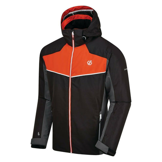 DARE2B OBSERVE SKI JACKET, BLACK/BLAZE ORANGE RRP £120