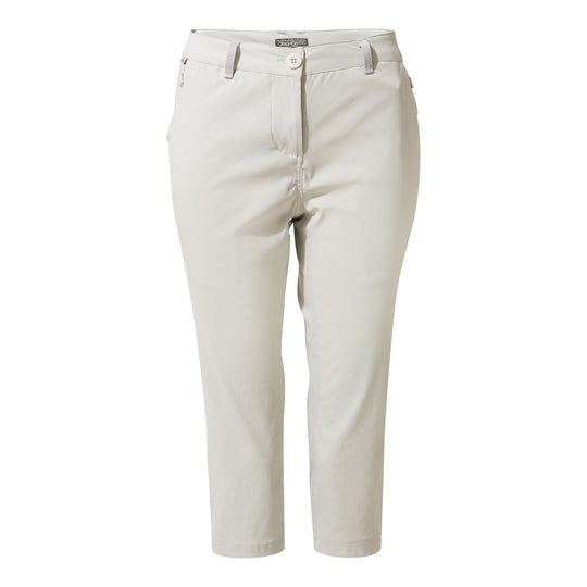 Craghoppers Women's Kiwi Pro II Crop Trousers Dove Grey