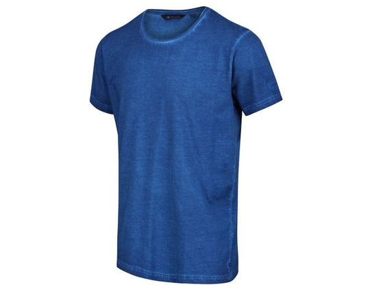 Regatta Men's Calmon Short Sleeve T-Shirt Nautical Blue RMT209 RRP £25