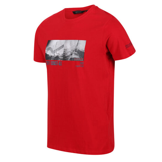 Regatta Men's Cline IV Graphic T-Shirt - True Red