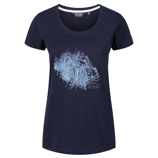 Regatta Women's Filandra III Graphic T-Shirt Navy/Silver