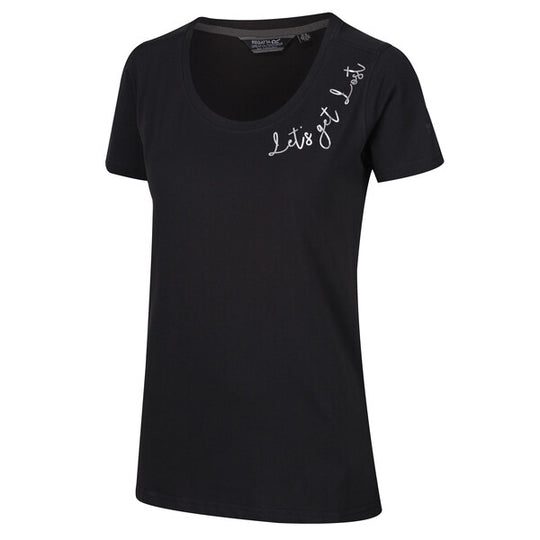 Regatta Women's Filandra IV Graphic T-Shirt Black