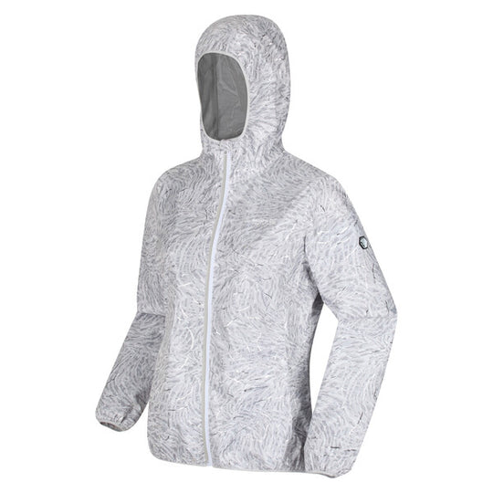 Regatta Women's Serenton Waterproof Jacket | White Foil Animal