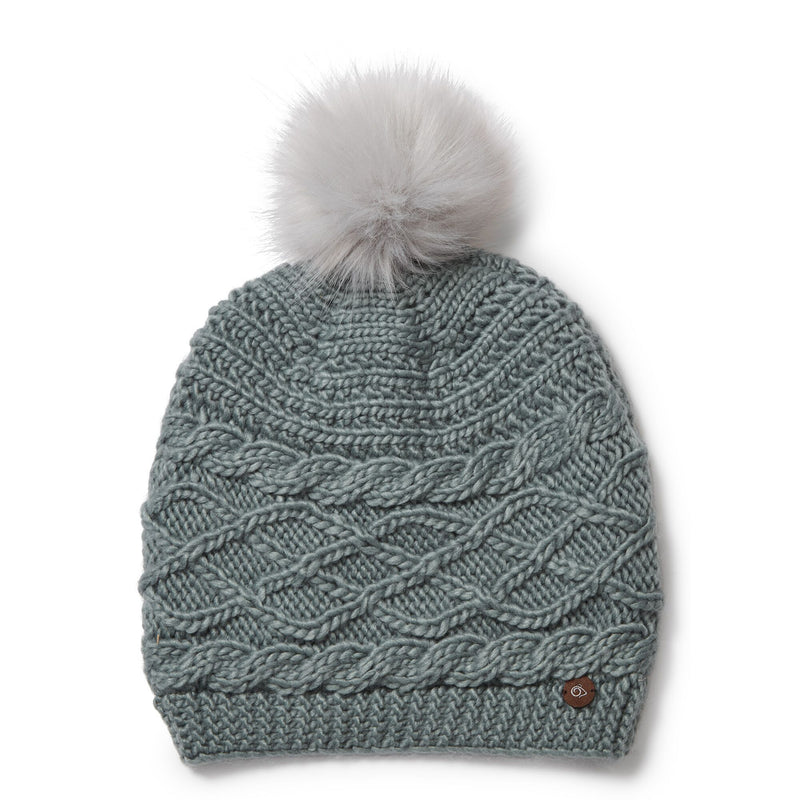 Craghoppers Shanea Bobble Hat Stormy Sea