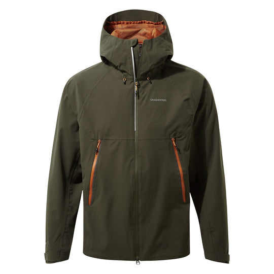 Craghoppers Men's Trelawney Waterproof Jacket Woodland Green CMW772 RRP £100